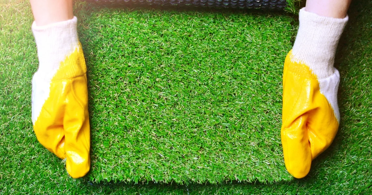 how to lay artificial grass on soil — featured image