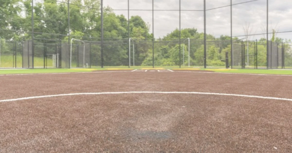 A baseball field with artificial turf in orange county ca