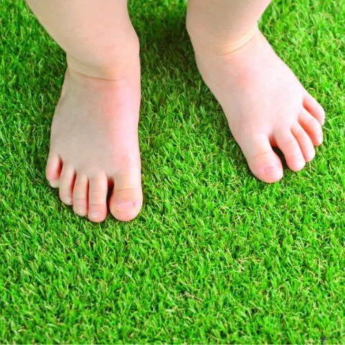 Kid friendly playground turf